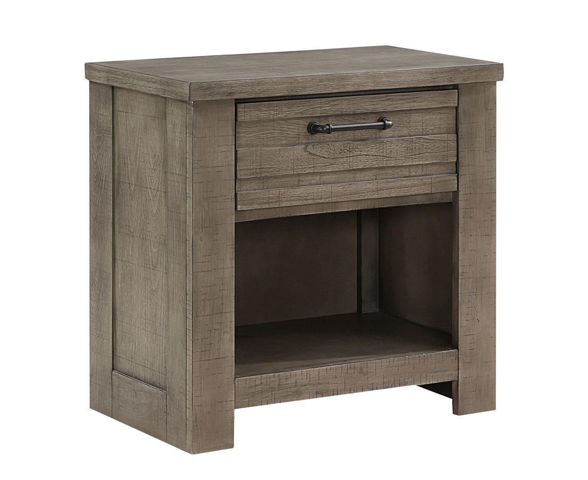 Rosewood Rustic Grey Finish Night Stand