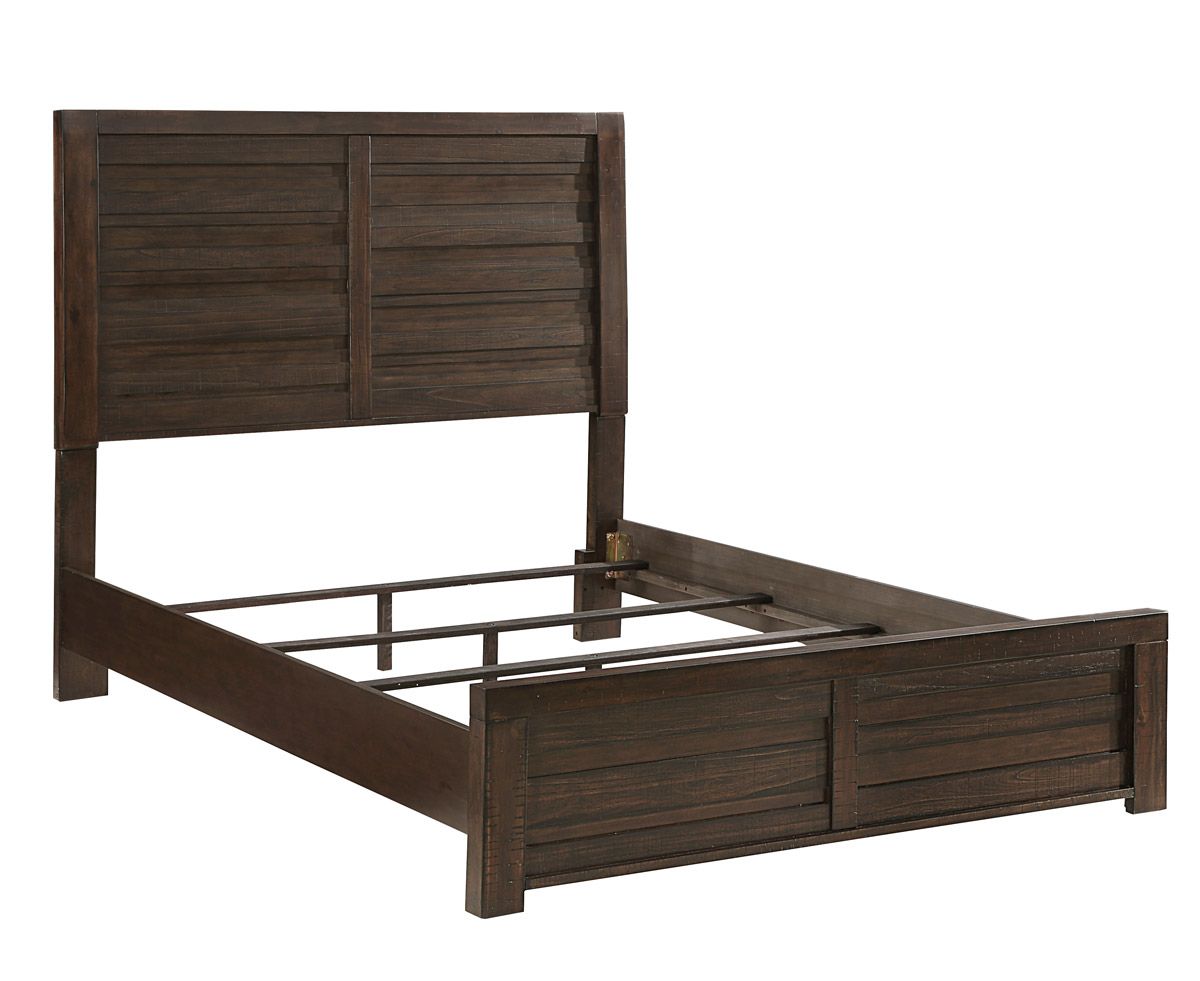 Rosewood Industrial Style Bed