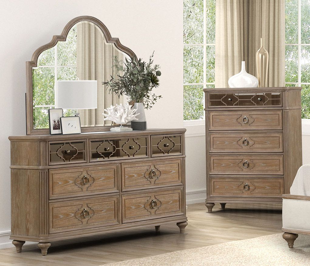 Russian Hill Rustic Oak Finish Dresser