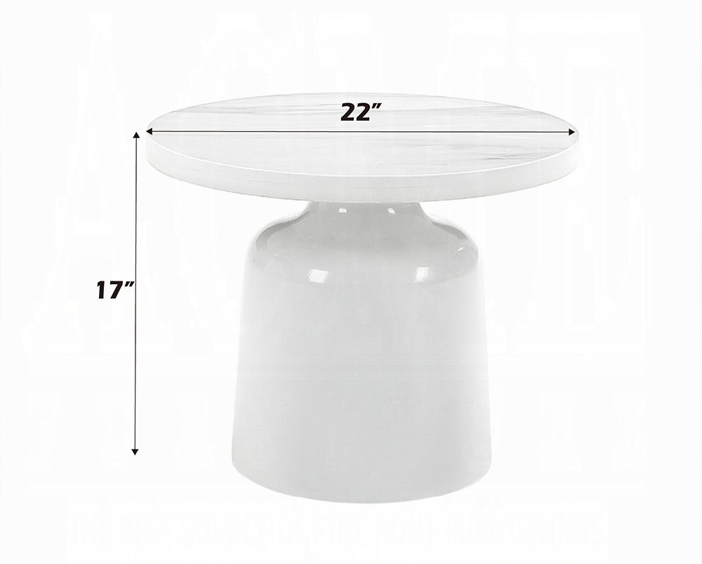 Saeed Low Profile Round End Table