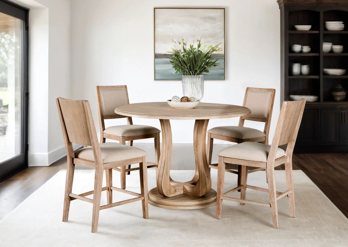 Salida Natural Finish Hight Table Set