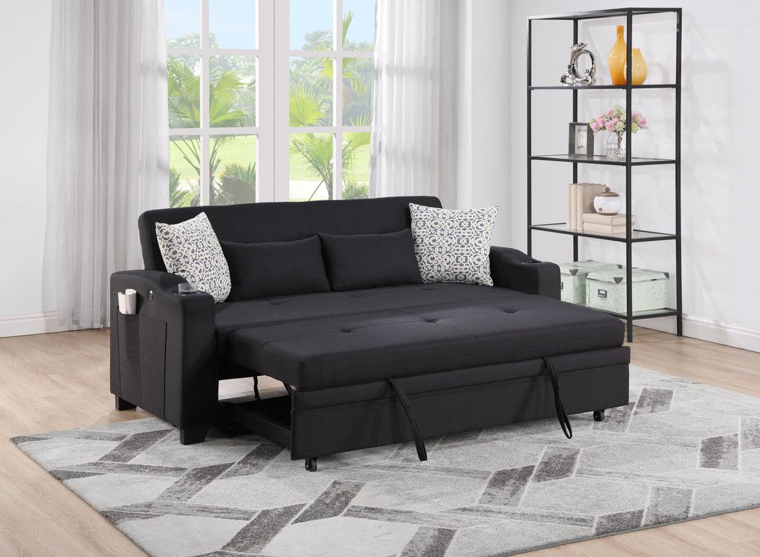 Salvio Black Sofa