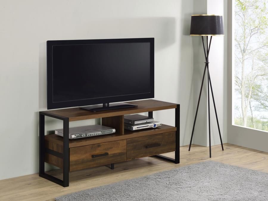 Sande 47-Inch TV Stand Dark Pine Finish