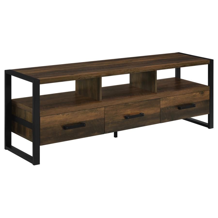 Sande 60-Inch TV Stand Dark Pine Finish