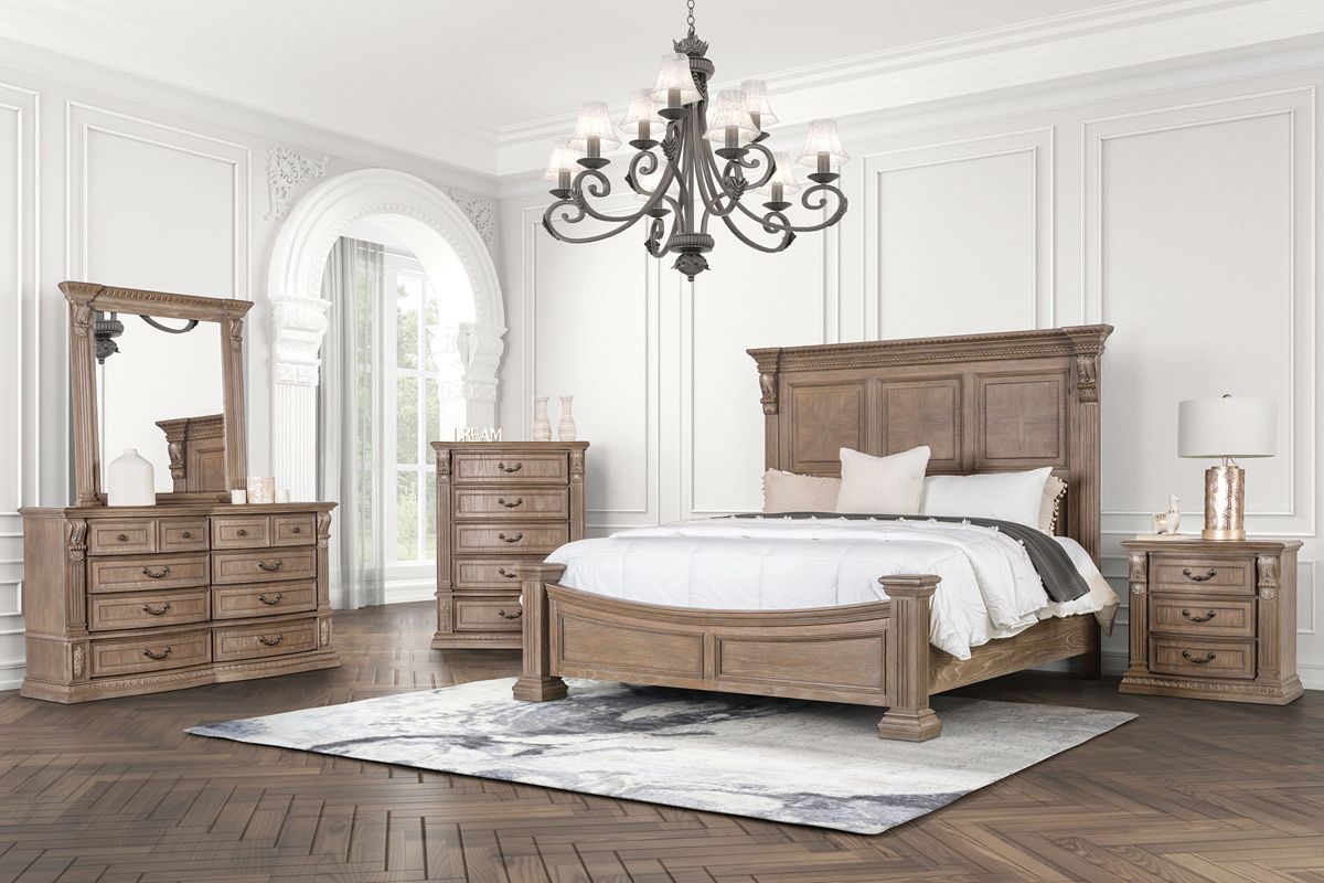 Savion Traditional Style Bedroom Set