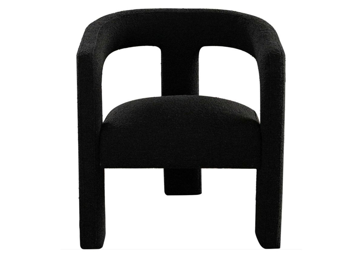 Scout Black Boucle Dining Chair