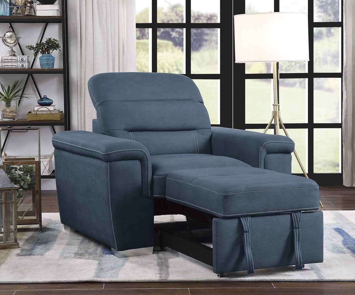 Senor Chair With Pull-Out Ottoman