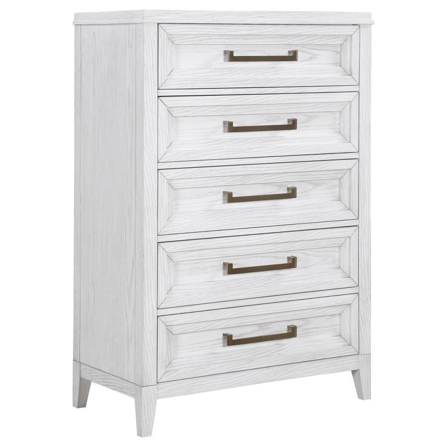 Seville Distressed White Chest