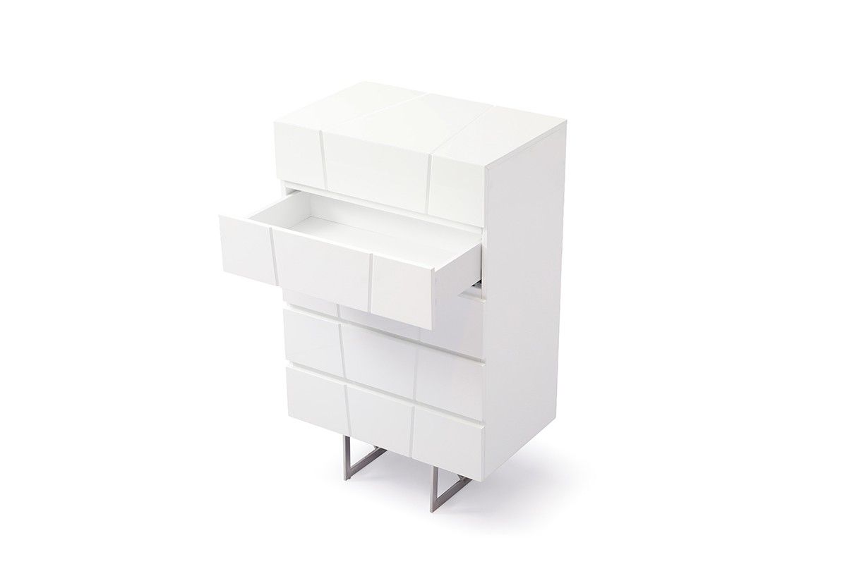 Sharlet White Lacquer Chest