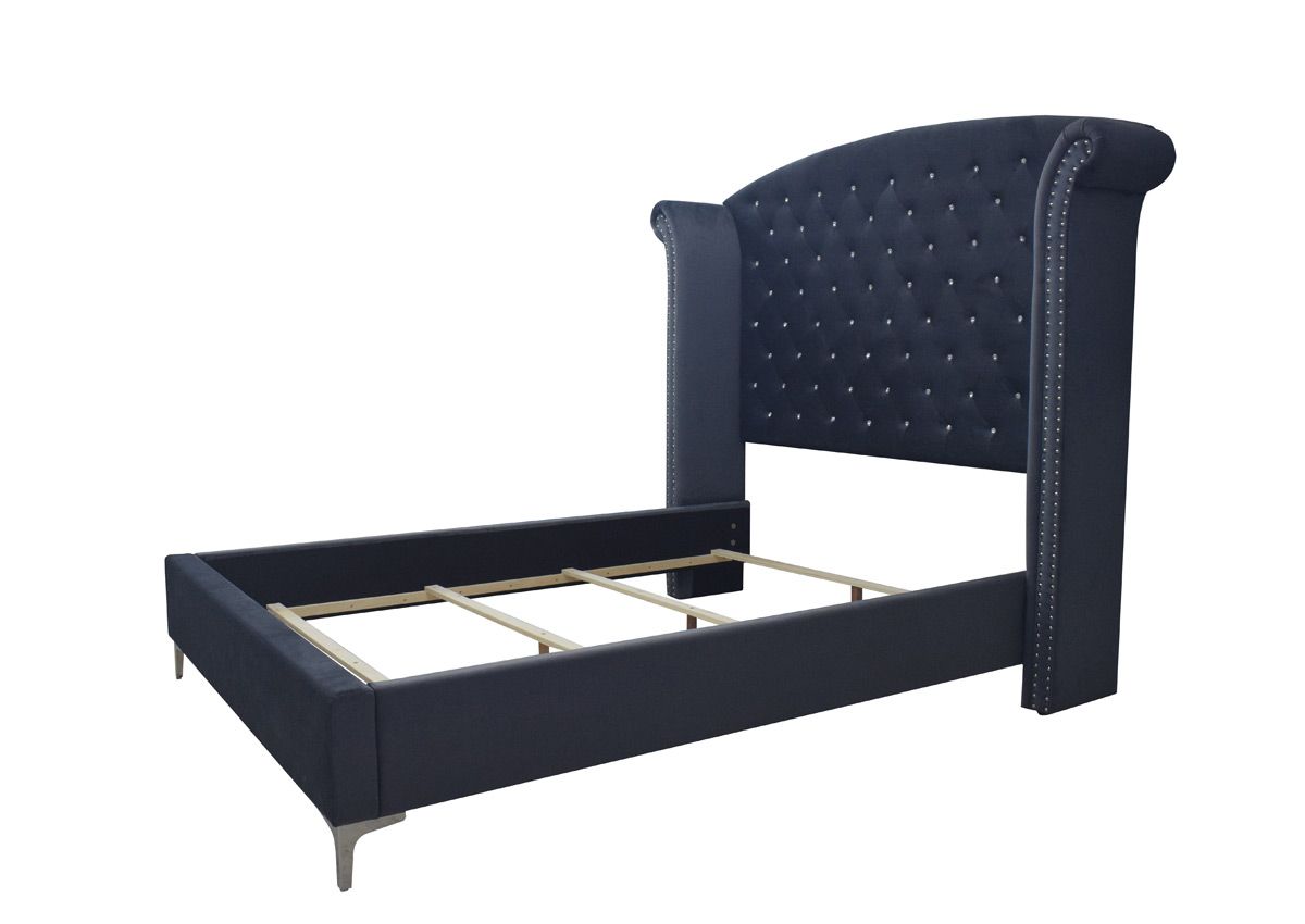 Shauna Winged Headboard Bed