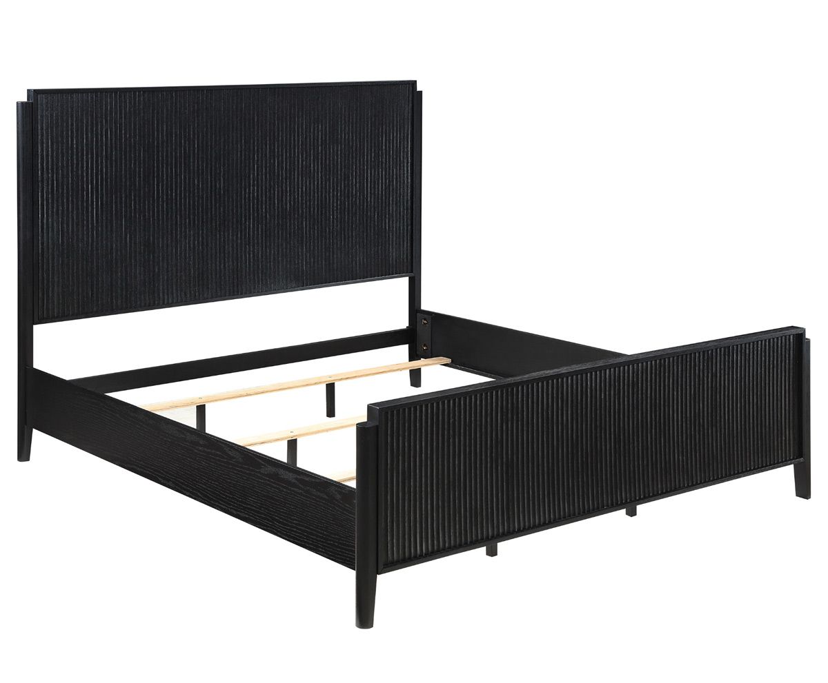 Somis Black Finish Bed