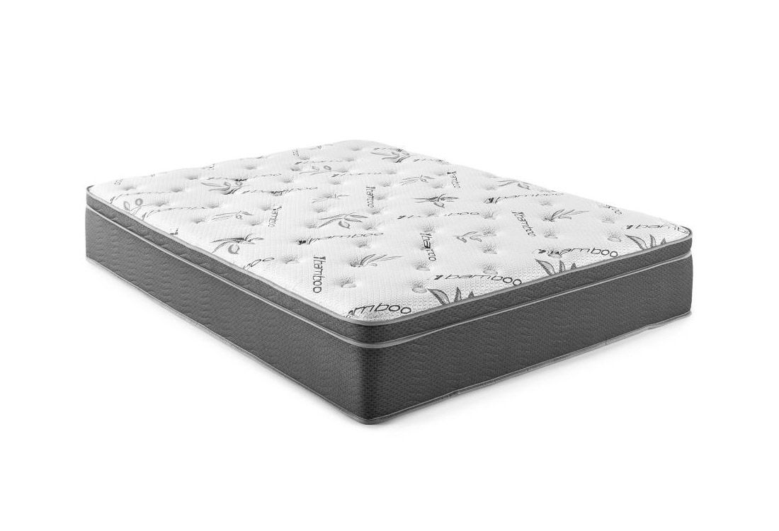 Sommet Bamboo Euro Top Memory Foam Hybrid Mattress