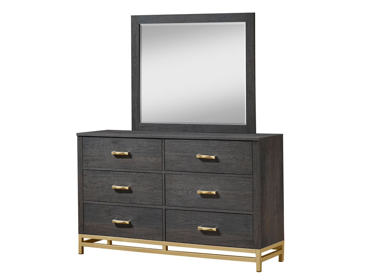 Sonoma Dresser With Gold Accents