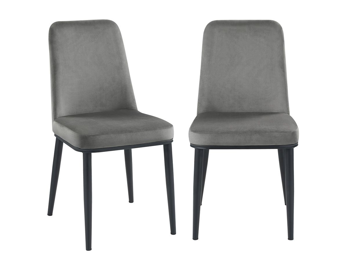 Stanford Grey Velvet Dining Chairs