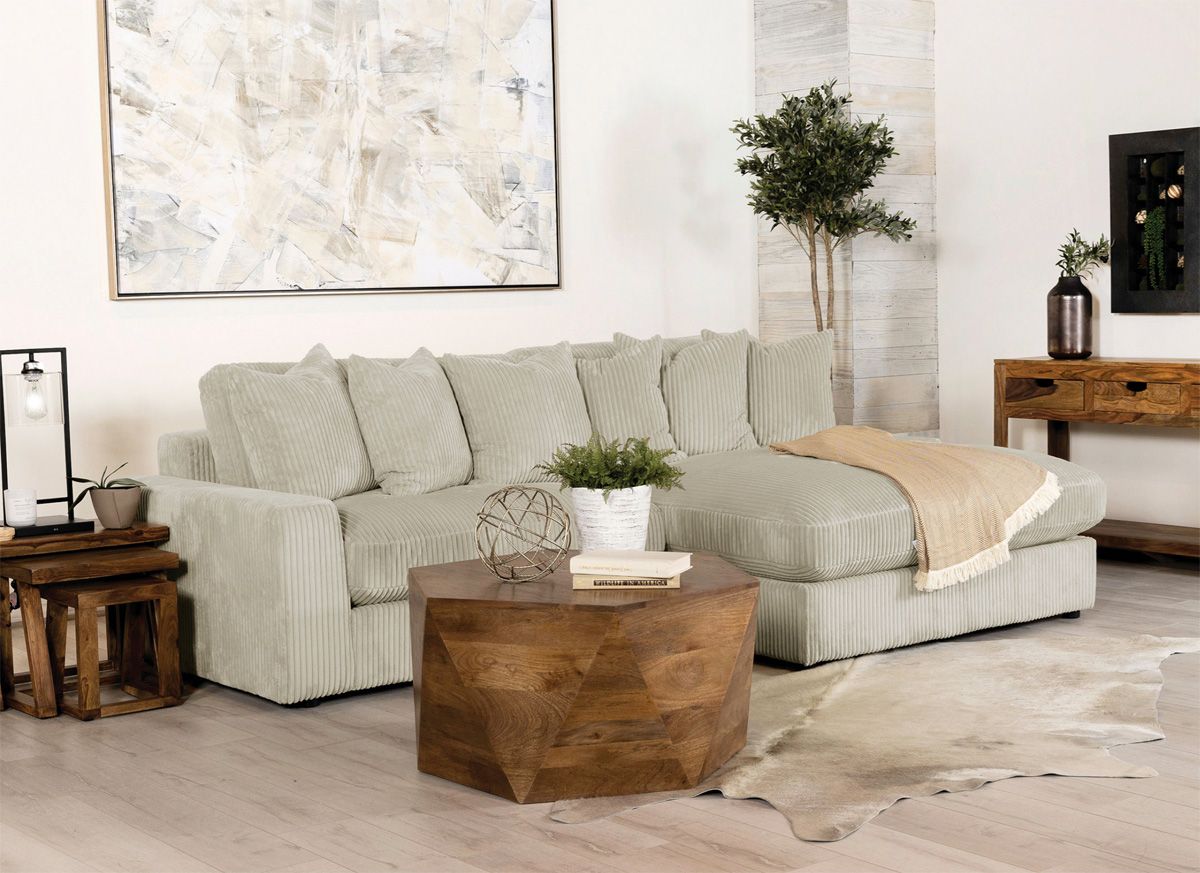 Stefania Sectional With Oversized Chaise