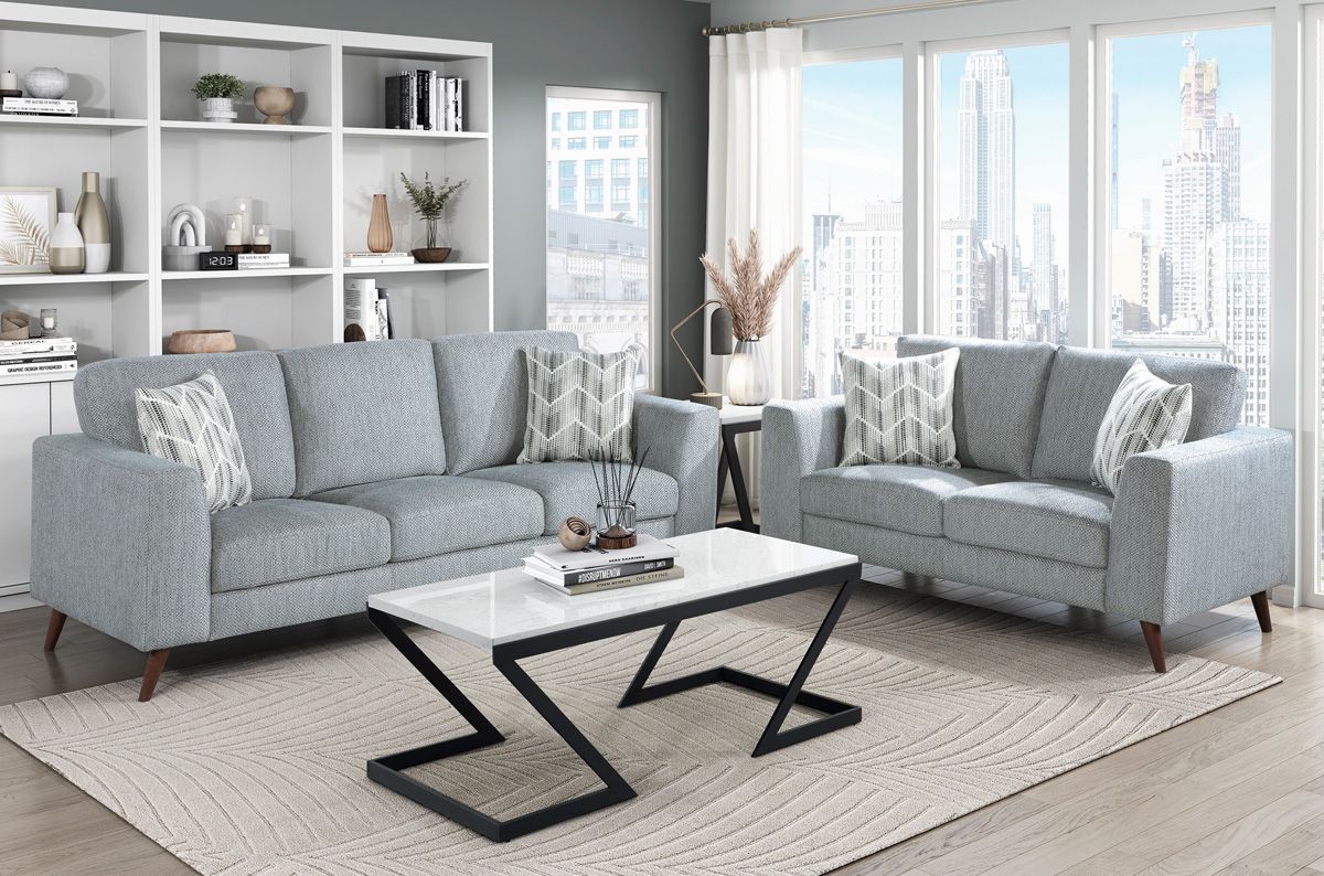 Strozza Casual Sofa And Loveseat