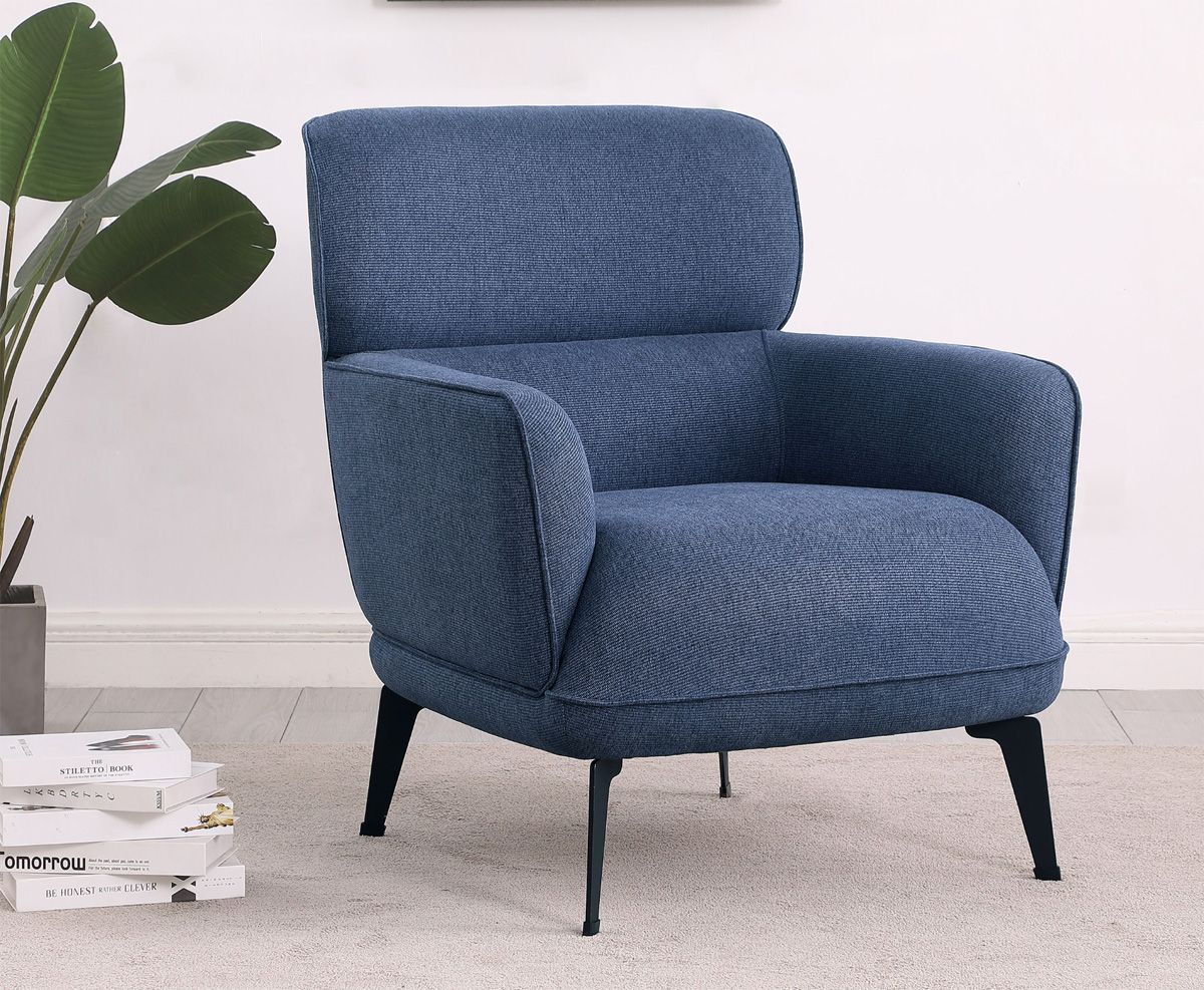 Stuan Blue Heavy Duty Accent Chair