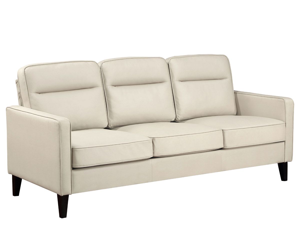 Suzy Cream Leather Casual Sofa