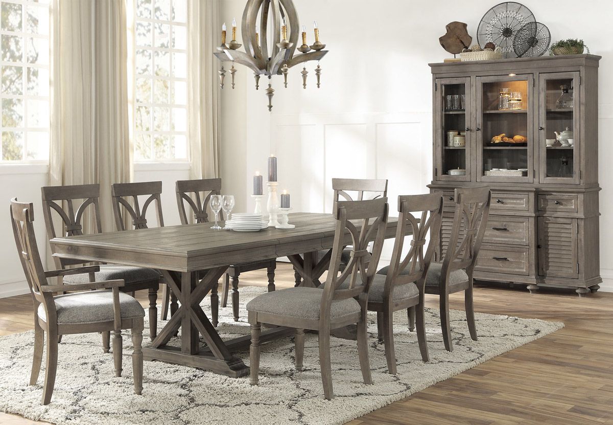 Tamilo Transitional Style Dining Table Set