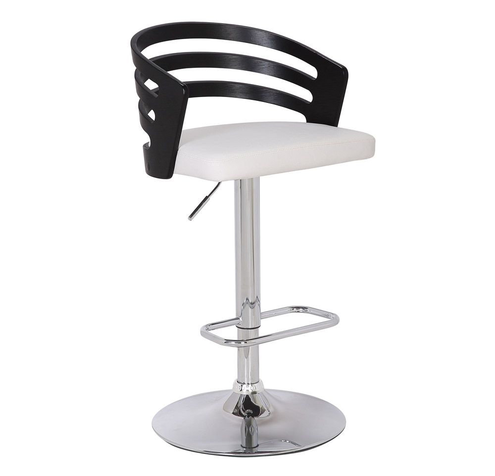 Tanton Black Wood Barstool