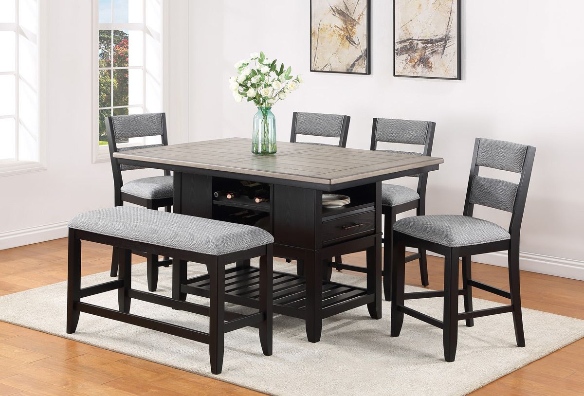 Tina Counter Height Dining Table Set