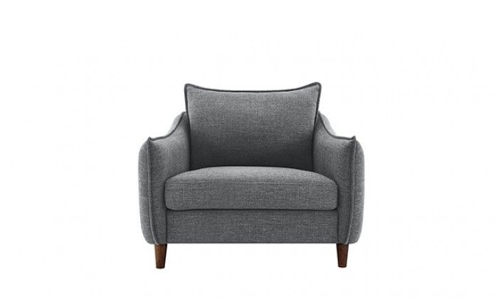 Tirrel Grey Chenille Chair