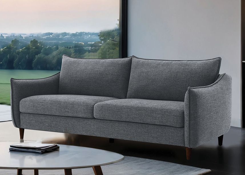 Tirrel Grey Chenille Sofa