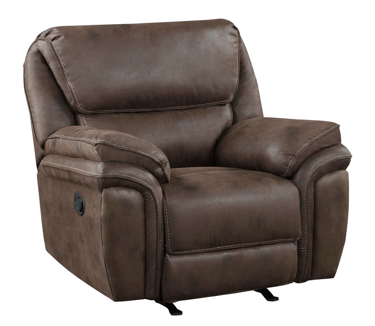 Tomas Brown Microfiber Recliner Chair