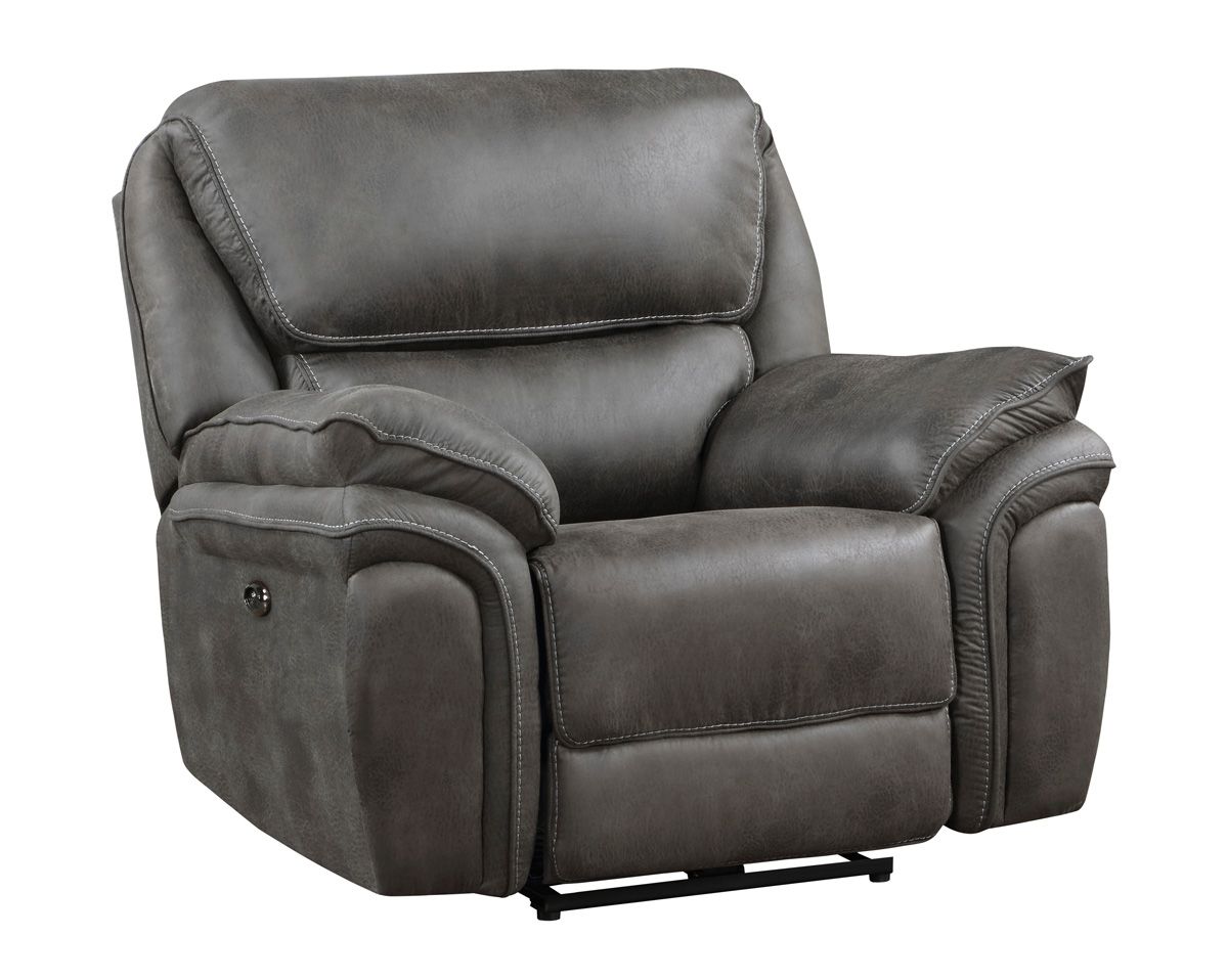 Tomas Grey Power Recliner Chair