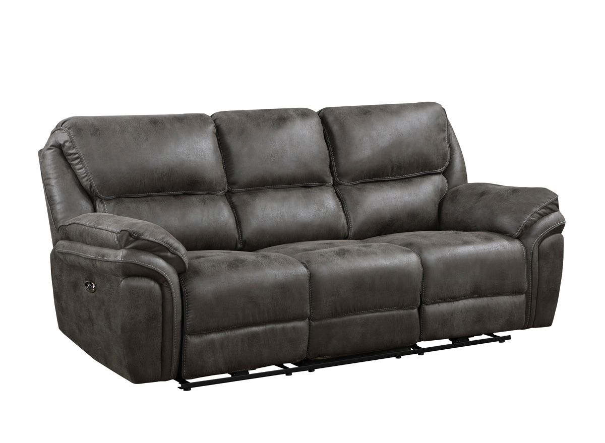 Tomas Grey Power Recliner Sofa