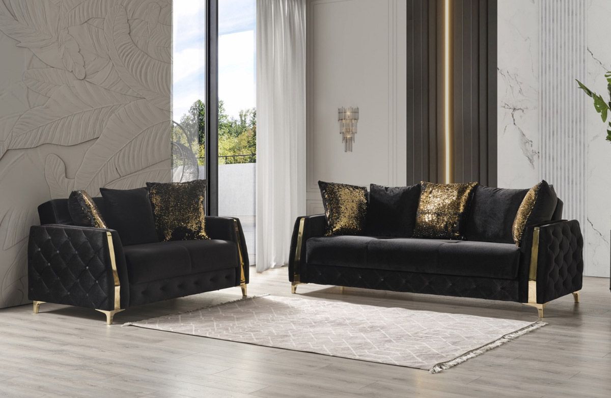 Tucker Black Sofa Bed Collection