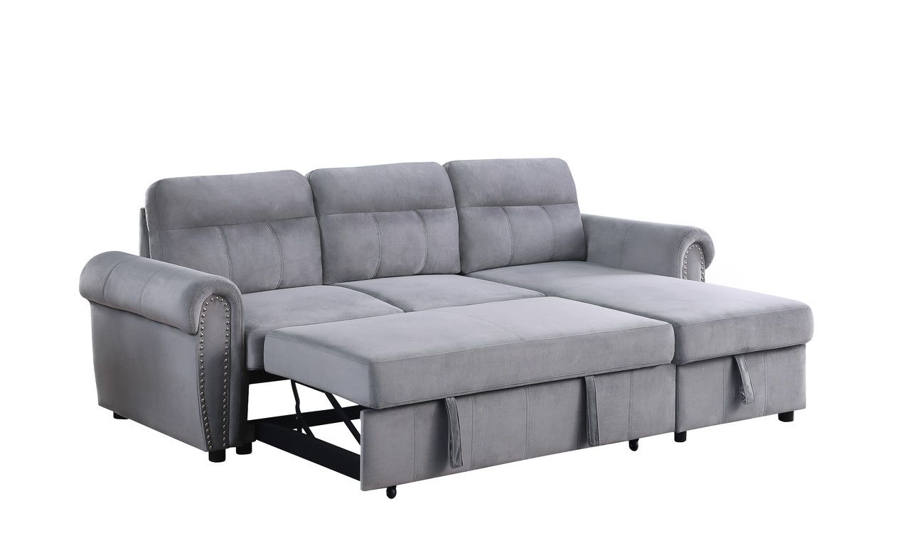 Turner Grey Sectional Sleeper