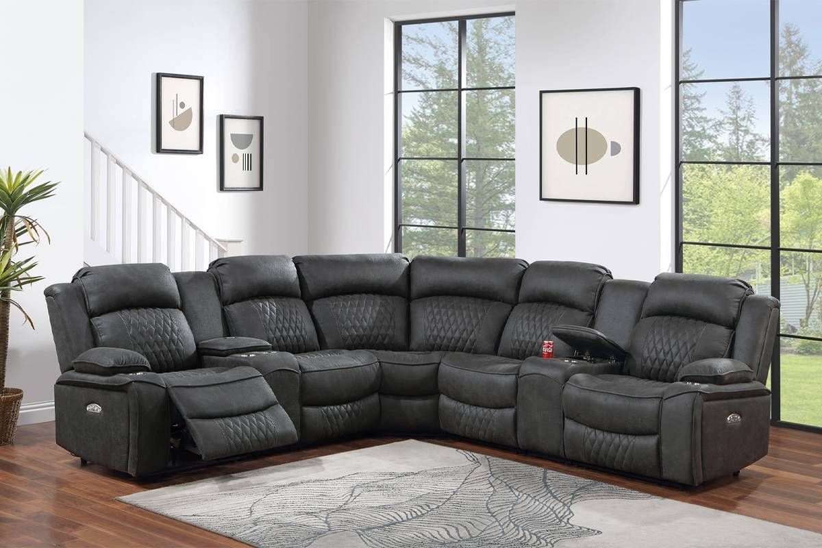 Valdo Power Recliner Sectional