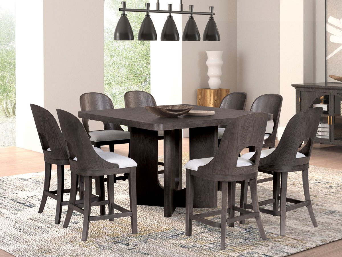 Velen 9-Piece Counter Height Table Set