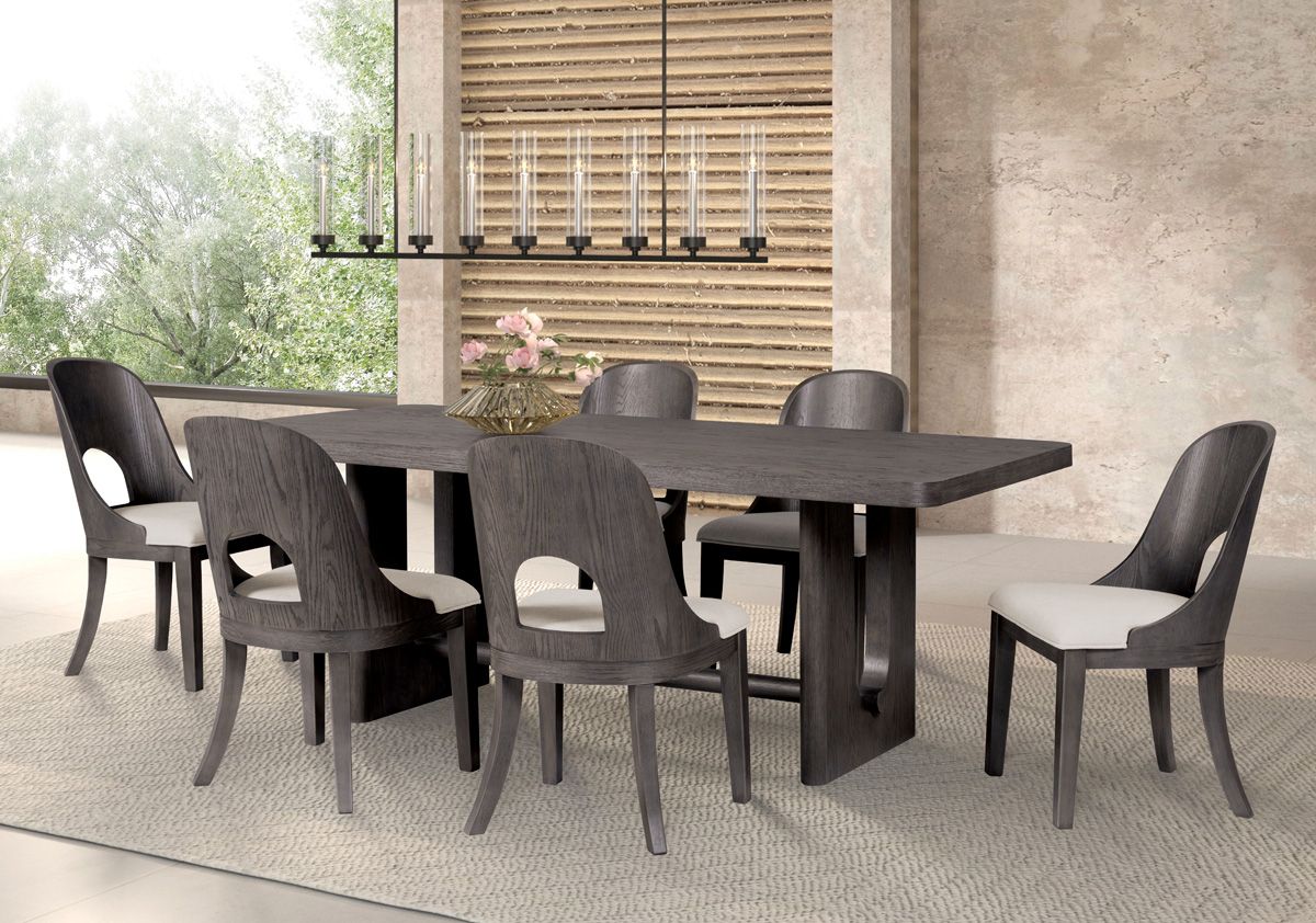 Velen Modern Dining Table Set 7-Pieces