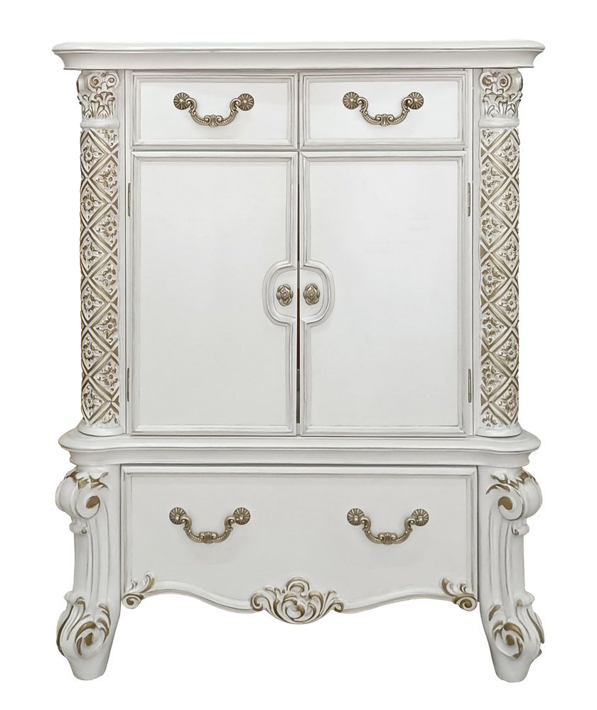 Vendome Antique White Victorian Chest