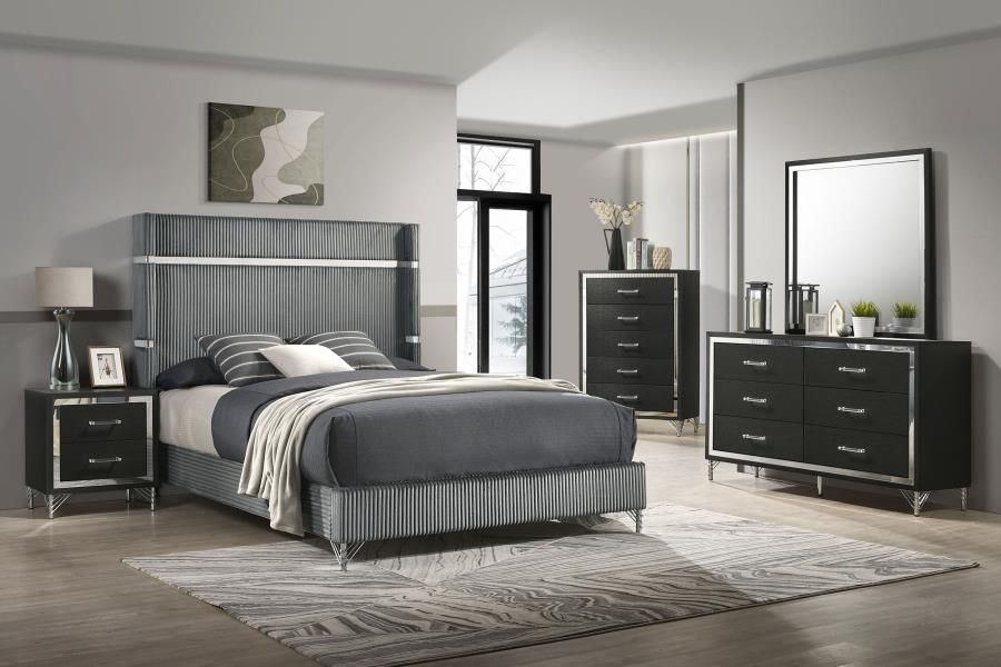 Vernal Grey Bedroom Set