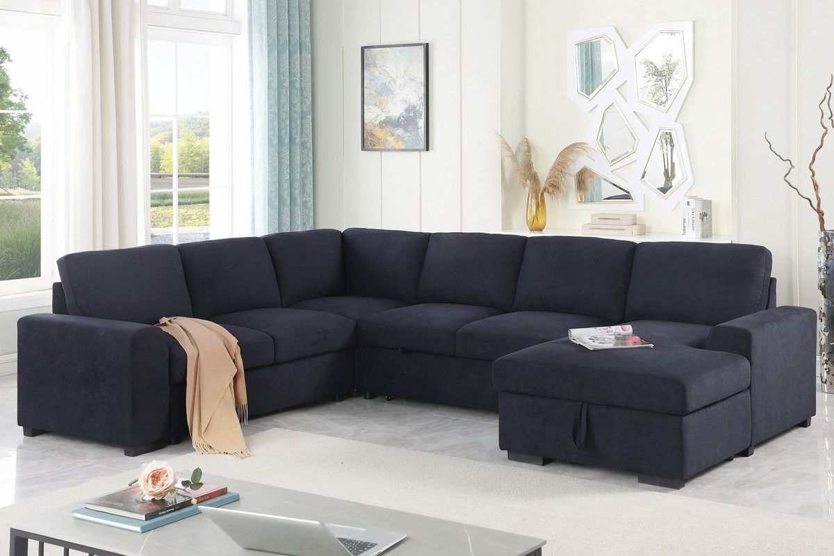 Versus Sectional Sleeper With Storage