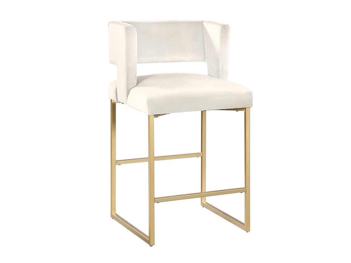 Vevey Cream Velvet Counter Height Chair