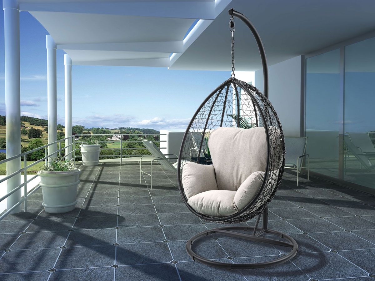 Viro Black Outdoor Hanging Chair