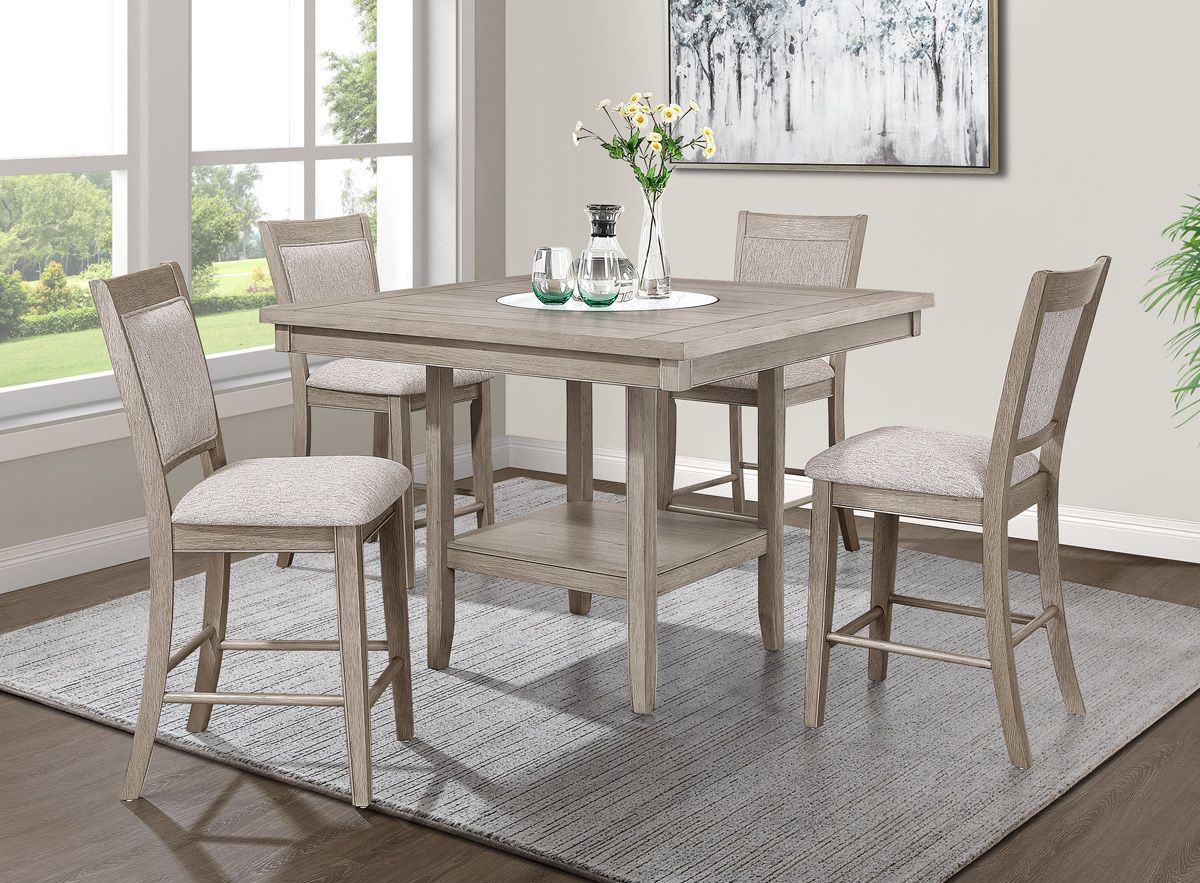 Wexford 5-Piece Counter Height Table Set