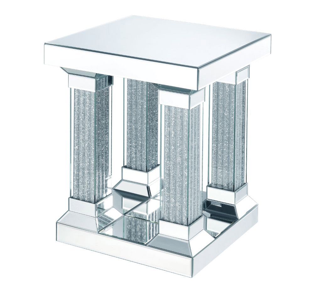 Xena Modern Mirrored End Table
