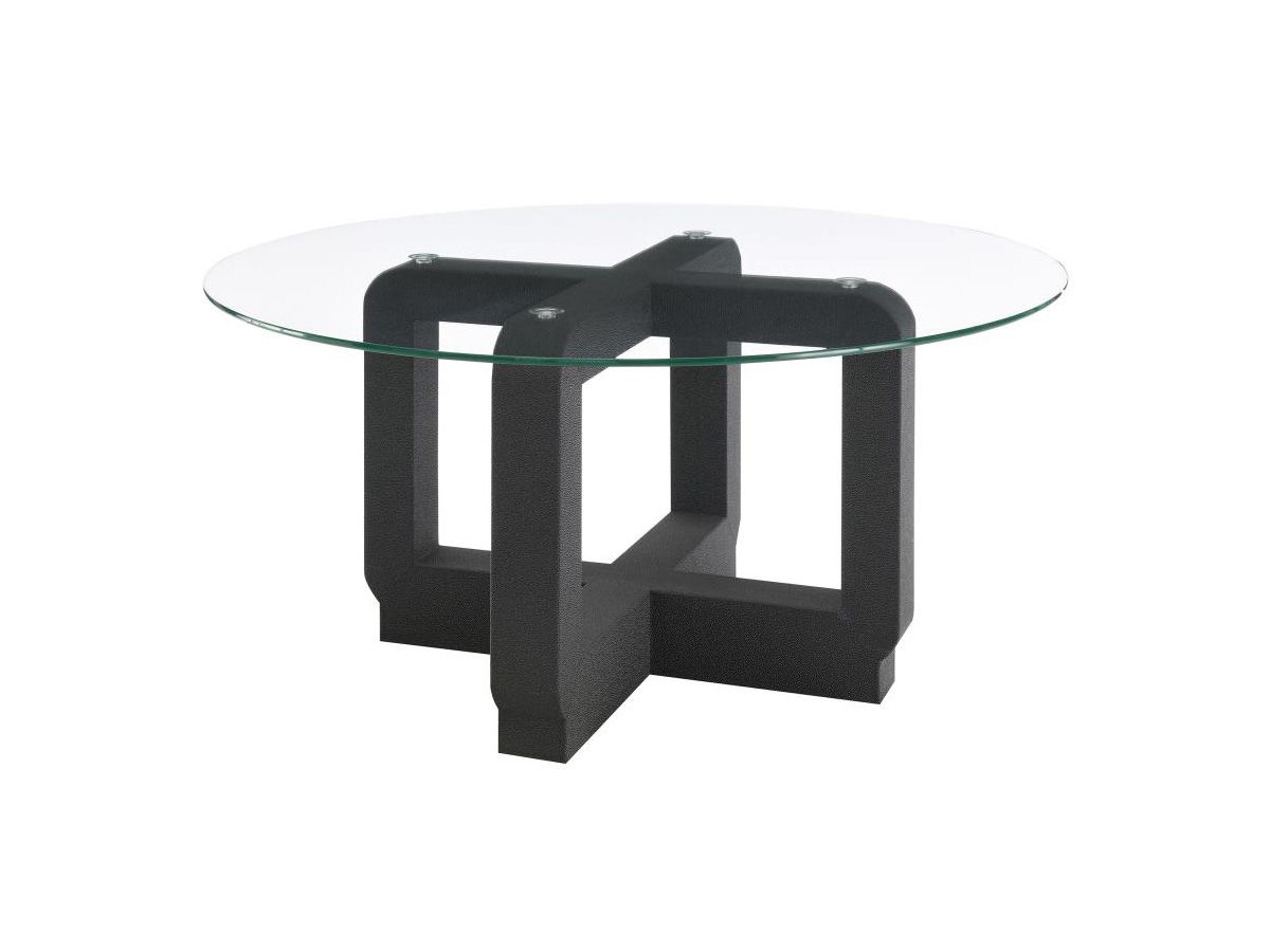 Xera Round Glass Top Coffee Table