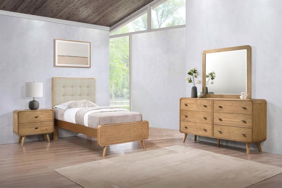 Zaira Mid Century Modern Bedroom Set