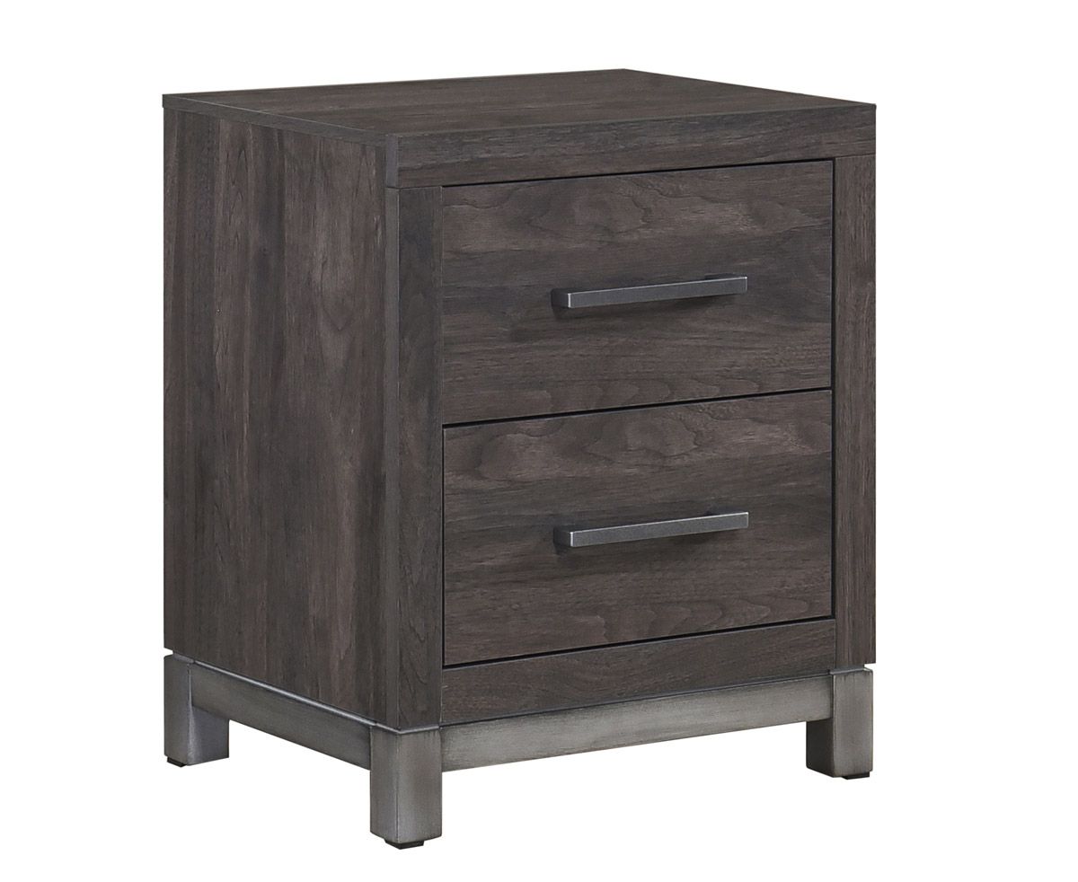 Zepur Dark Grey Night Stand