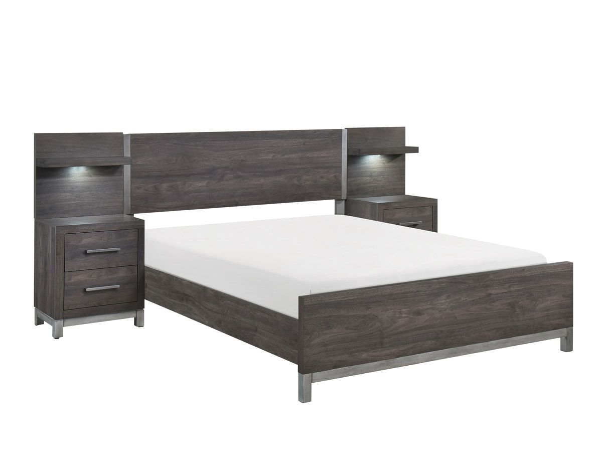 Zepur Bed With Night Stands