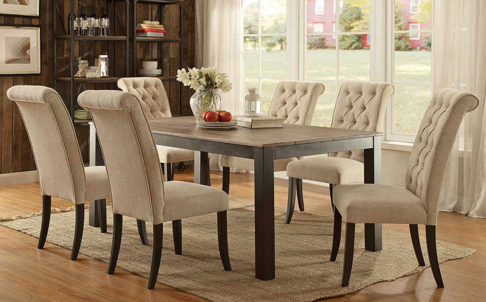 transitional kitchen table and chairs